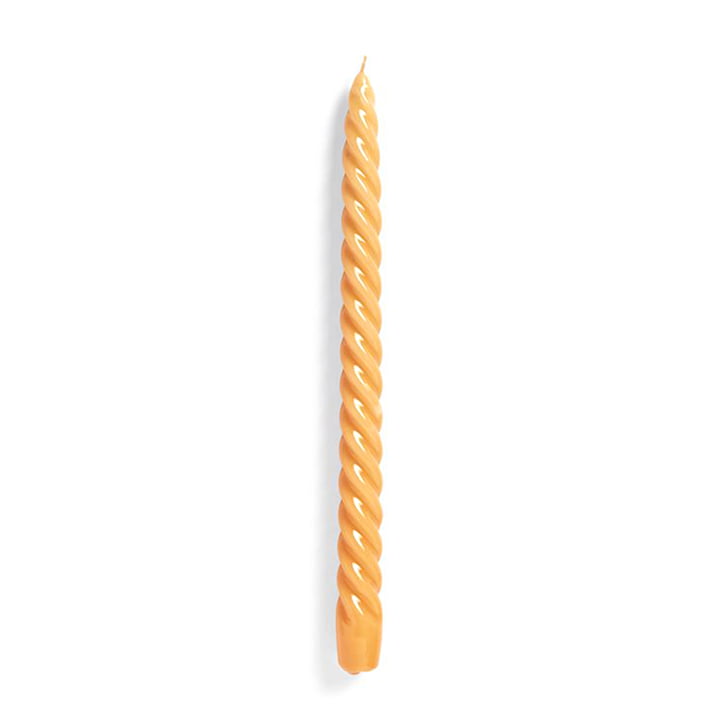 Spiral Stabkerze H 29 cm von Hay in der Farbe tangerine