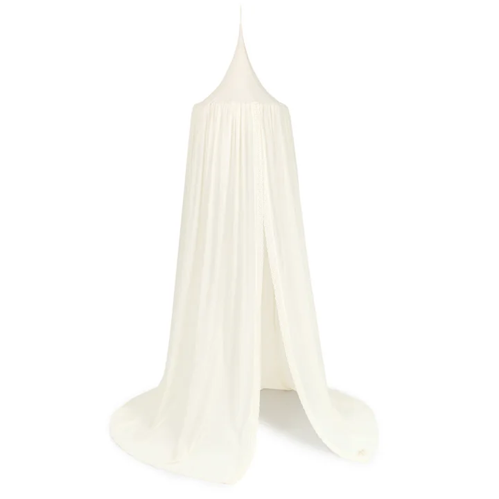 Vera eyelet lace Betthimmel, 250 x 50 cm von Nobodinoz in natural