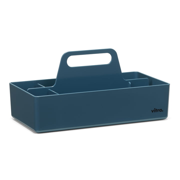 Storage Toolbox recycled, meerblau von Vitra