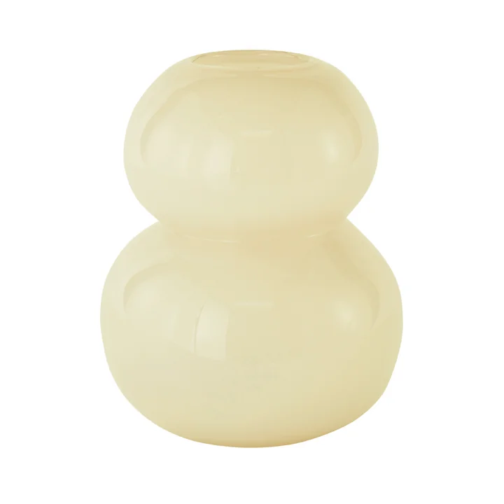 Lasi Vase Large, H 30 cm, vanille