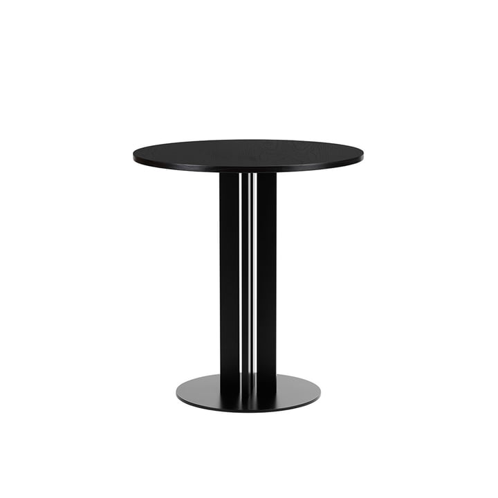 Scala Tisch Ø 70 x H 75 cm von Normann Copenhagen in Eiche schwarz