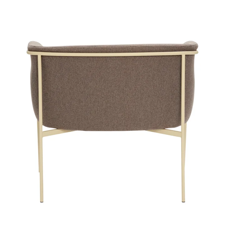 Lounge Stuhl, braun von Hübsch Interior