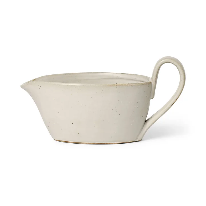 Flow Sauciere von Ferm Living in der Farbe off-white