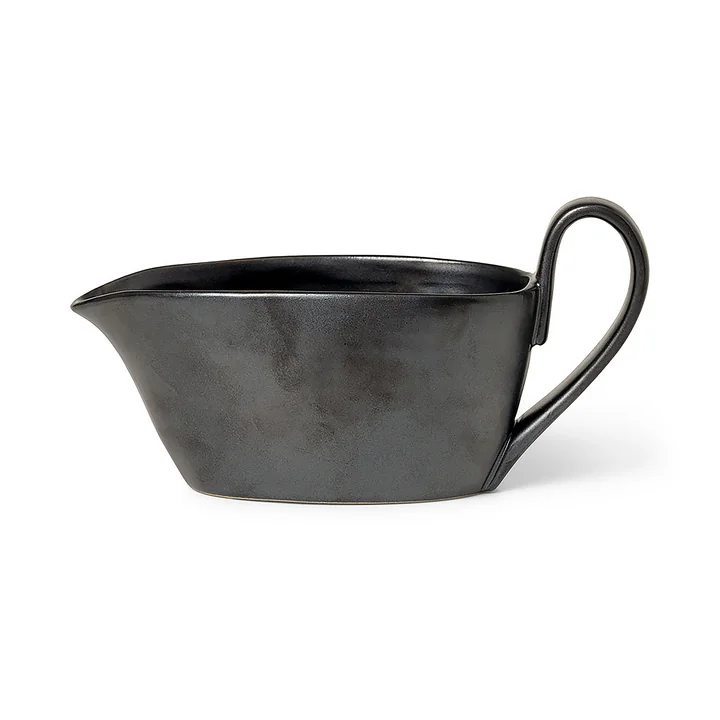 Flow Sauciere von Ferm Living in der Farbe schwarz