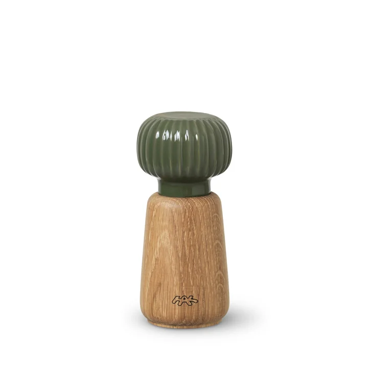 Hammershøi Salz- und Pfeffermühle von Kähler Design in der Farbe dunkelgrün