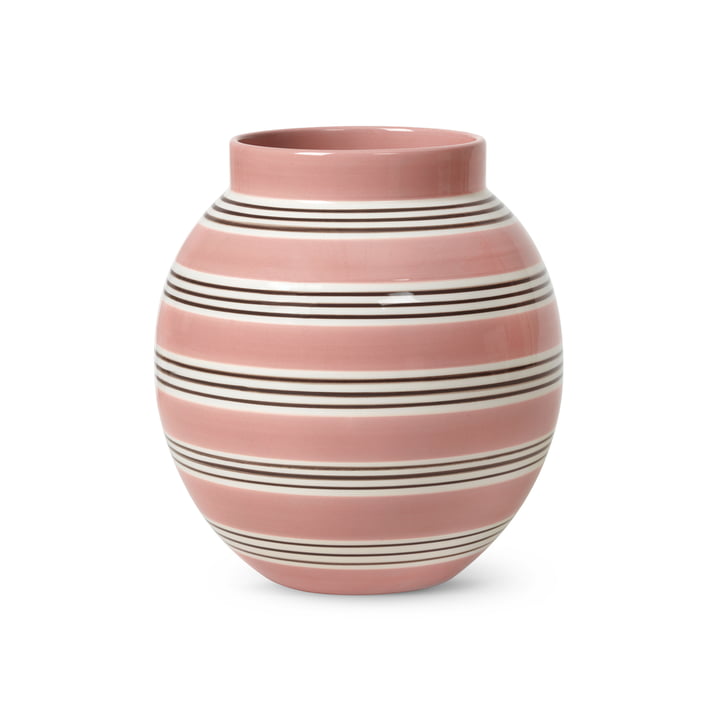 Omaggio Nuovo Vase von Kähler Design in der Farbe rosa