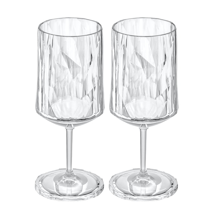Club No. 4 Weinglas 0.3 l von Koziol in der Ausführung crystal clear
