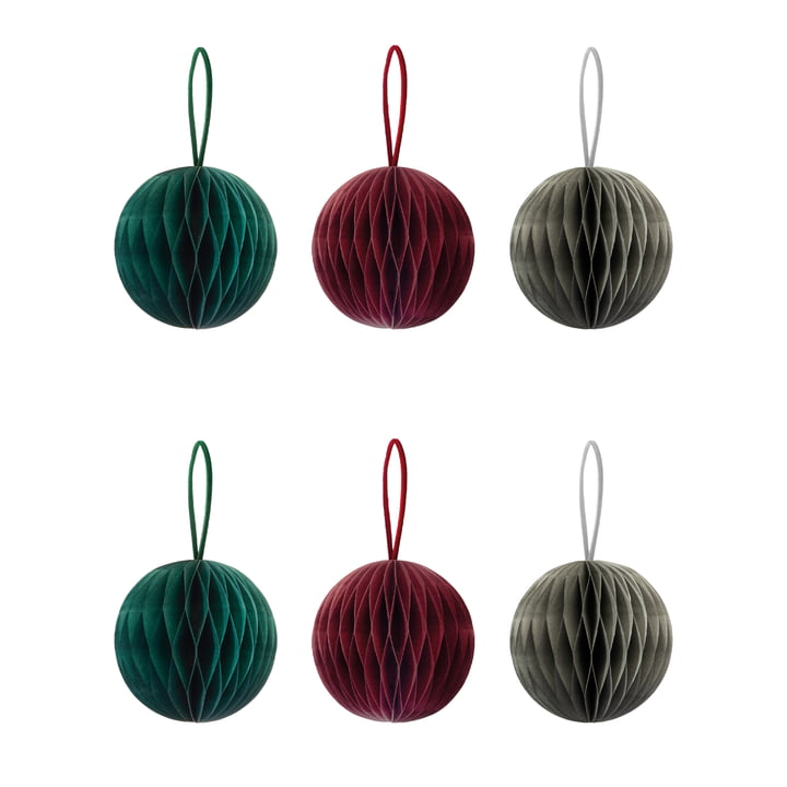 Christbaumschmuck Kugel (6er-Set) von Remember