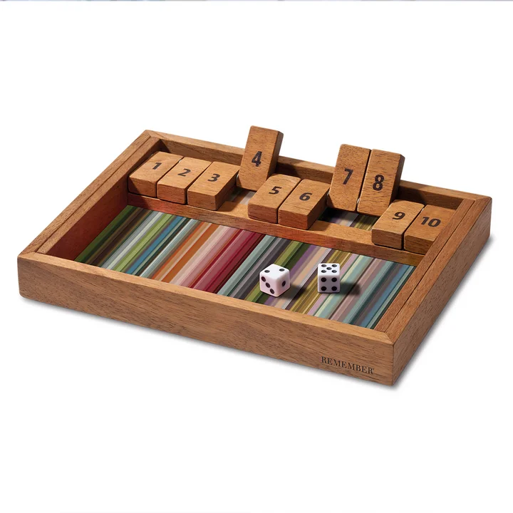 Shut the Box Würfelspiel von Remember