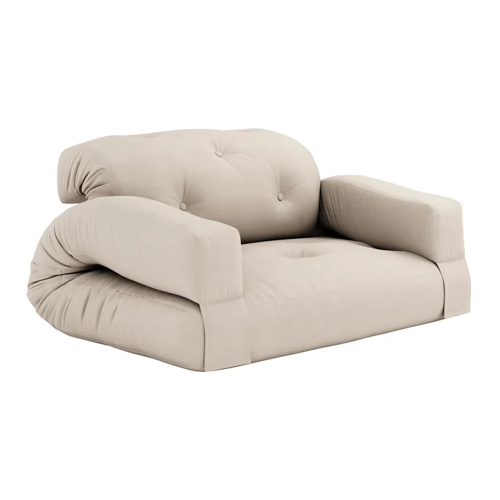 Hippo Sofa 140 x 200 cm von Karup in beige