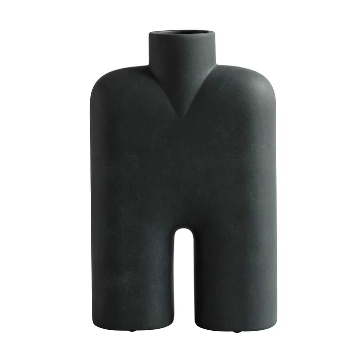 Cobra Vase Tall Medio von 101 Copenhagen in schwarz