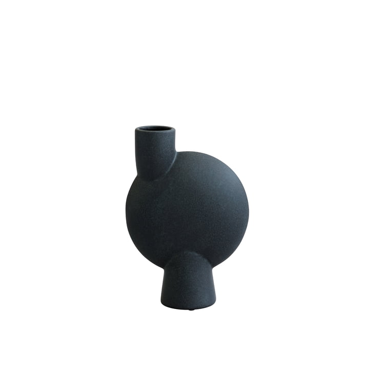 Sphere Vase Bubl Medio von 101 Copenhagen in schwarz