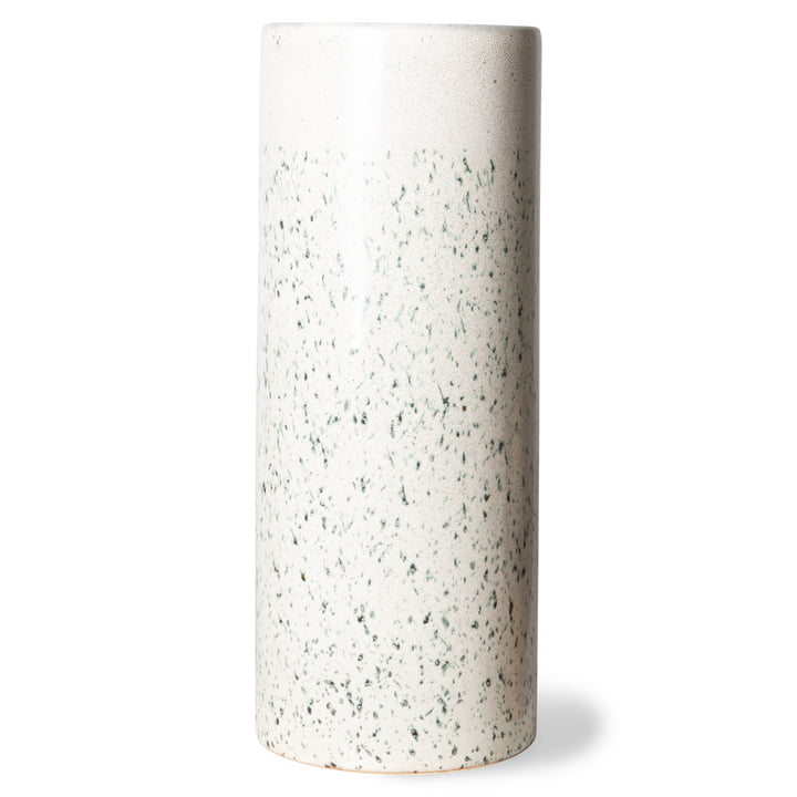 70's Keramik Vase XL von HKliving in der Ausführung hail