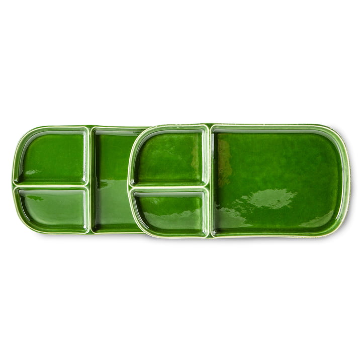 Emeralds Servierplatte von HKliving in der Farbe grün