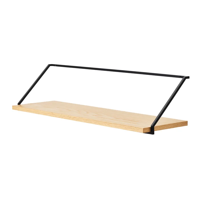 Rail Wandregal, 25 x 95 cm, Eiche natur von Audo