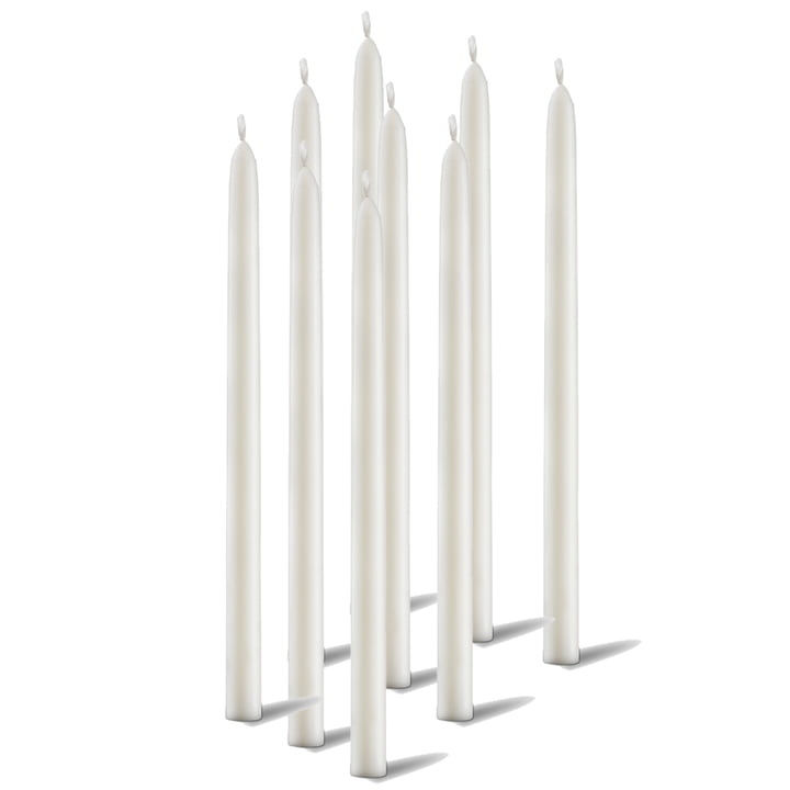 Kerzen für Kubus Micro von by Lassen in weiß (9 Stück)
