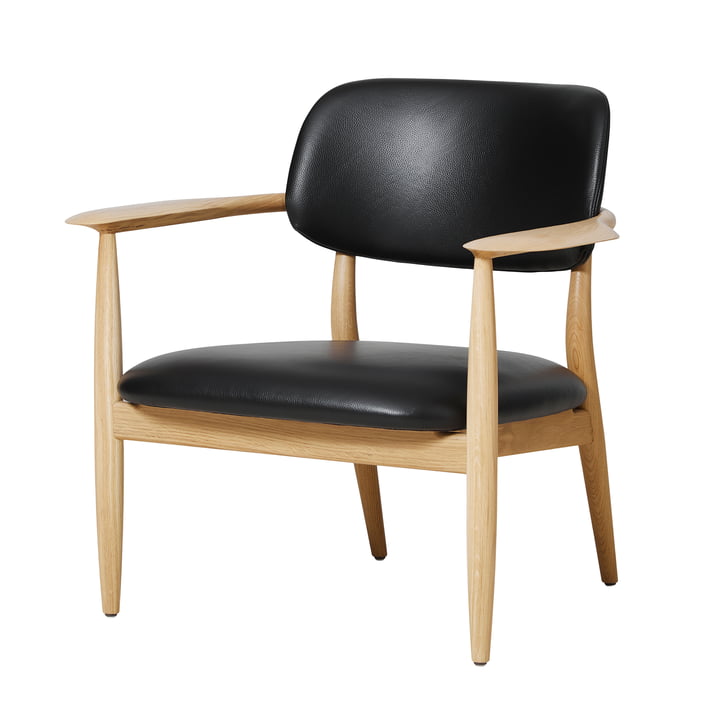 Slow Lounge Chair von Stellar Works in der Ausführung natur / schwarz