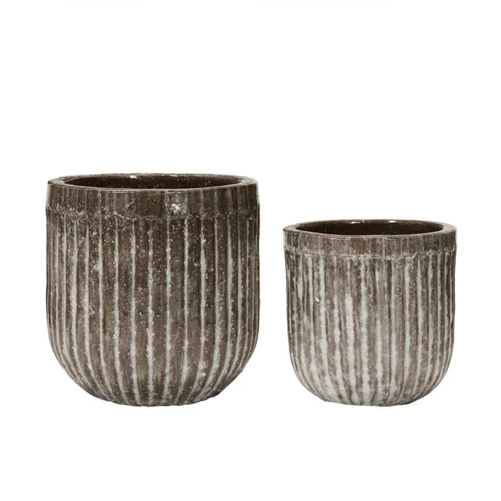 Pharao Pflanztopf von House Doctor in der Farbe antikes braun