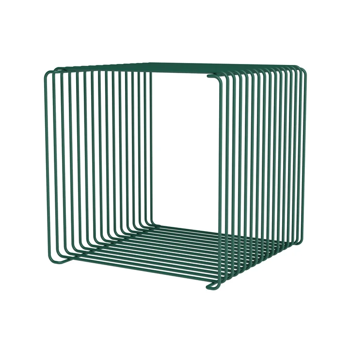 Panton Wire Regal / Beistelltisch 34,8 cm von Montana in pine green