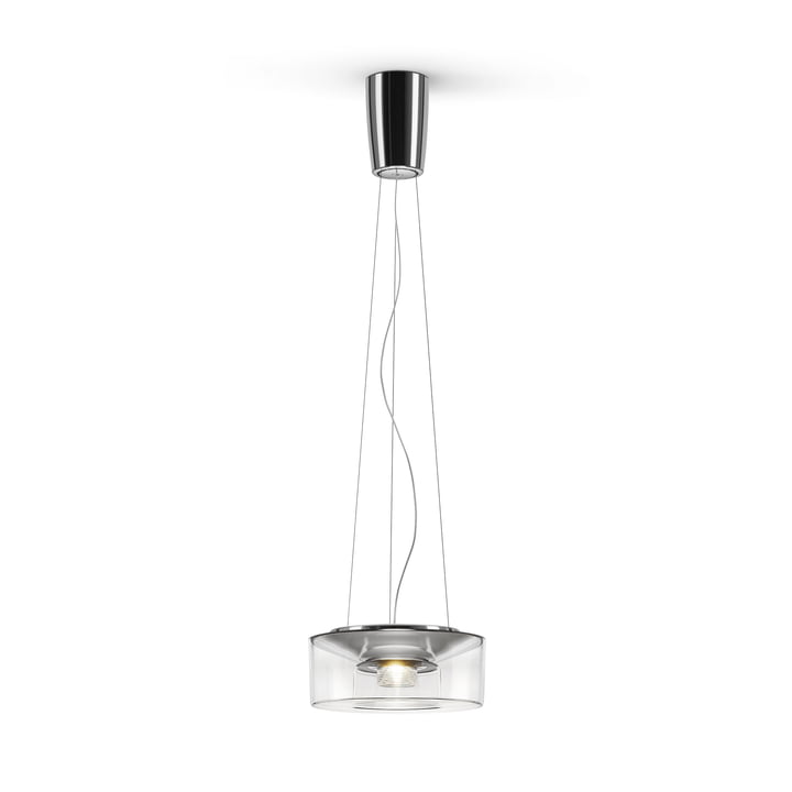 Curling LED-Pendelleuchte S Robe Leuchteneinheit von serien.lighting (Acrylglas / klar)