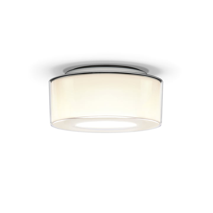 Curling LED-Deckenleuchte M von serien.lighting (Acrylglas klar / Reflektor zylindrisch)