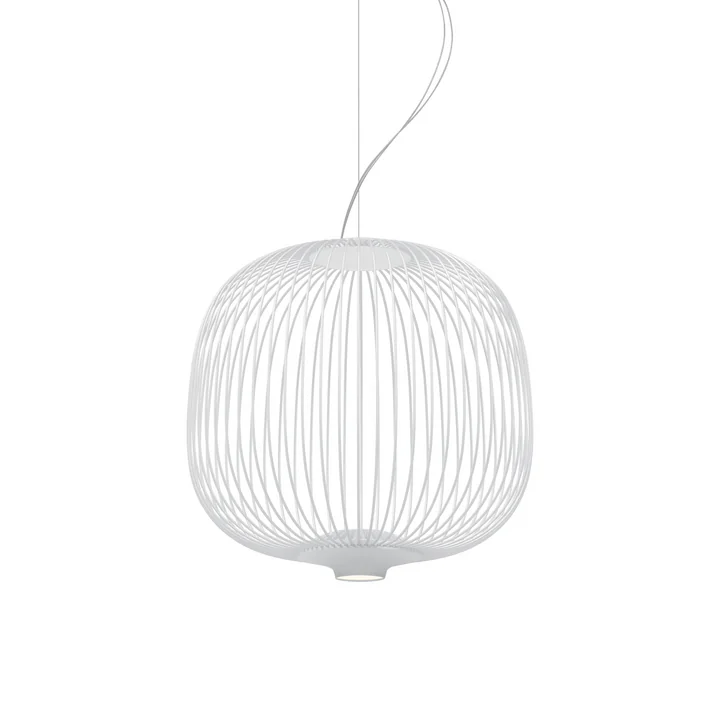 Foscarini - Spokes Pendelleuchte 2, piccola, weiß
