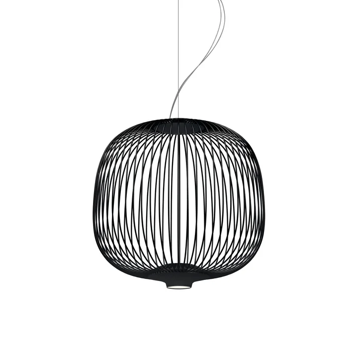 Foscarini - Spokes Pendelleuchte 2, piccola, schwarz