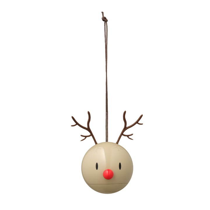 Reindeer Ornament von Hoptimist in braun (2er-Set)