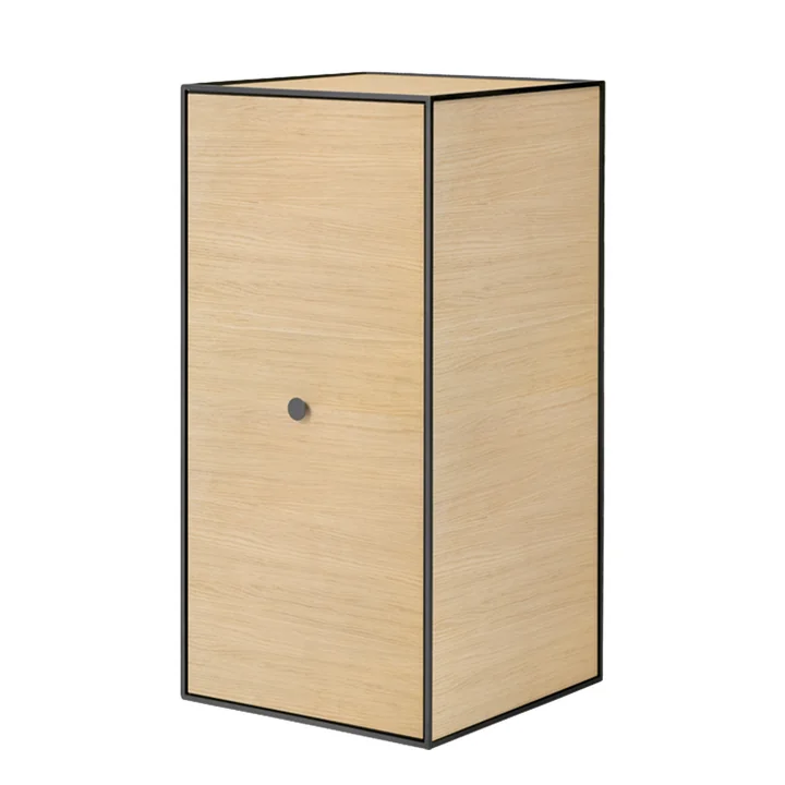 Frame Regalmodul 70 inkl. Tür von Audo in Eiche