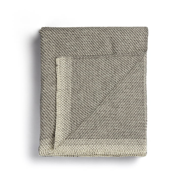 Una Wolldecke 200 x 150 cm von Røros Tweed in grau