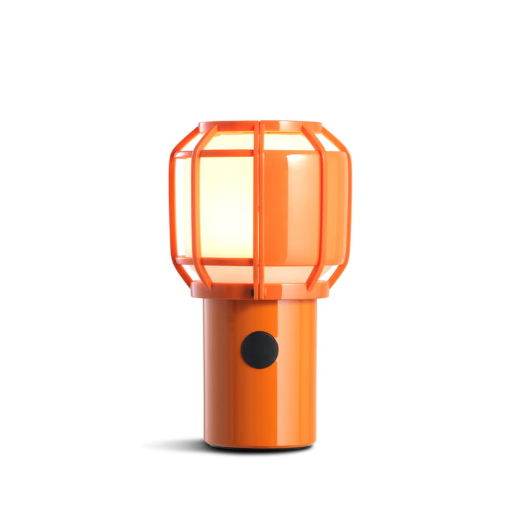 Chispa Outdoor Akku LED Tischleuchte, Ø 10 cm von marset in orange