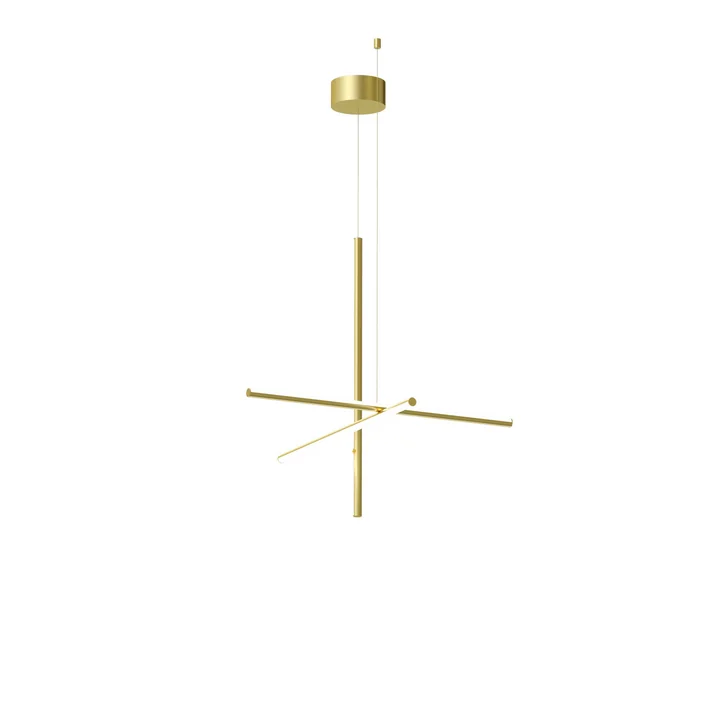 Coordinates S1 LED Pendelleuchte, champagner eloxiert von Flos