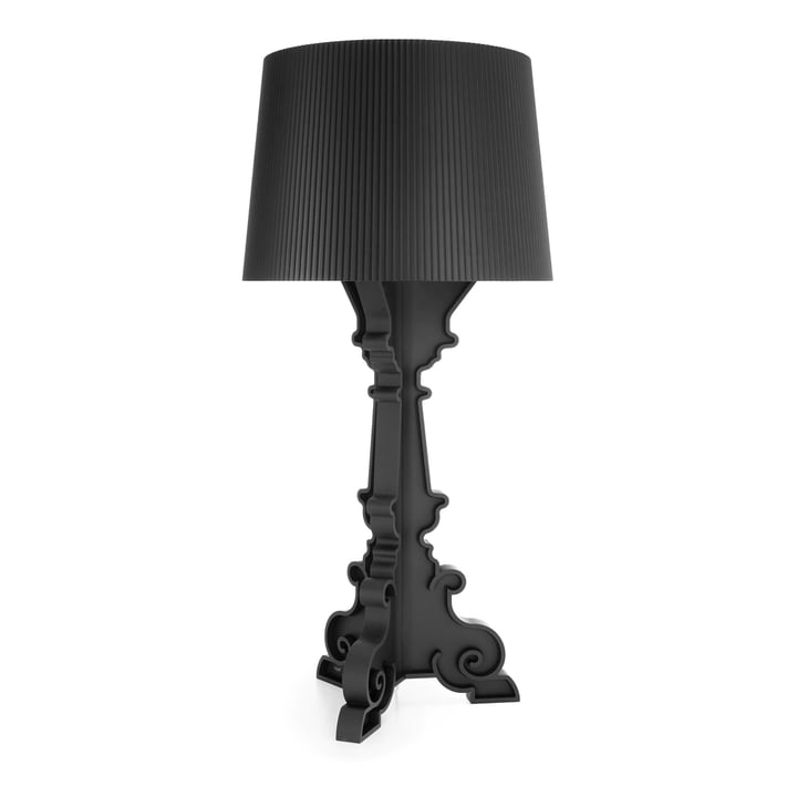 Bourgie Lampe von Kartell in schwarz matt