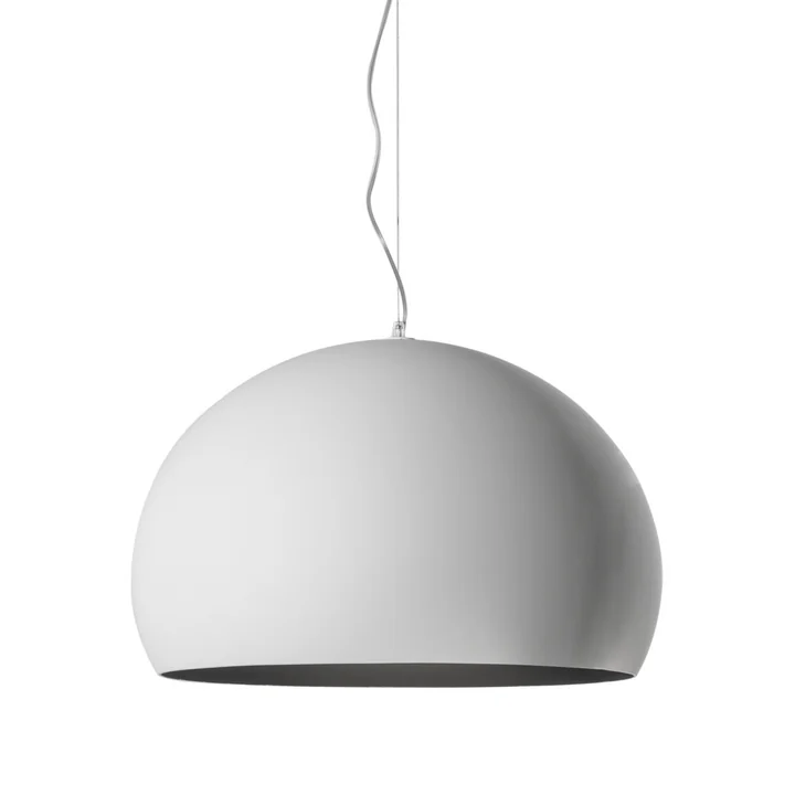 Kartell - FL/Y Pendelleuchte, matt opal / weiß