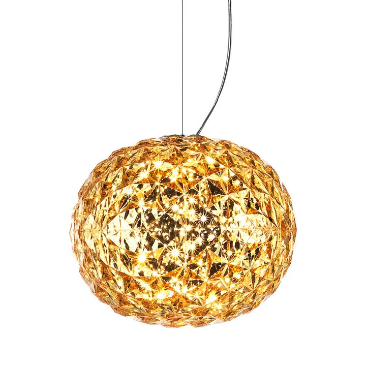 Planet LED Pendelleuchte von Kartell in Gelb