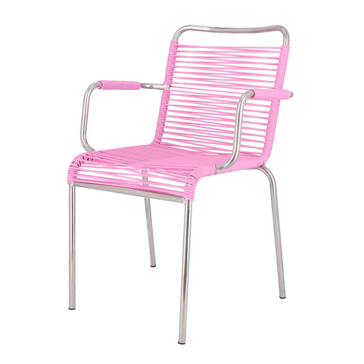 Mya Spaghetti Outdoor Stuhl von Fiam in pink