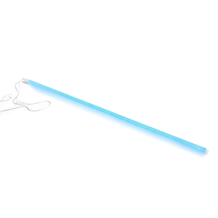 Neon LED-Leuchtstab, Ø 2,5 x 150 cm, eisblau von Hay.