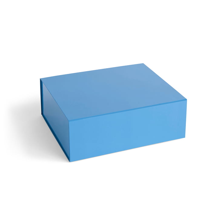 Colour Aufbewahrungsbox magnetisch M von Hay in der Farbe sky blue
