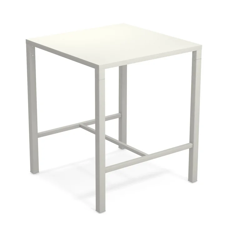 Nova Outdoor Hochtisch 90 x 90 cm von Emu in weiß