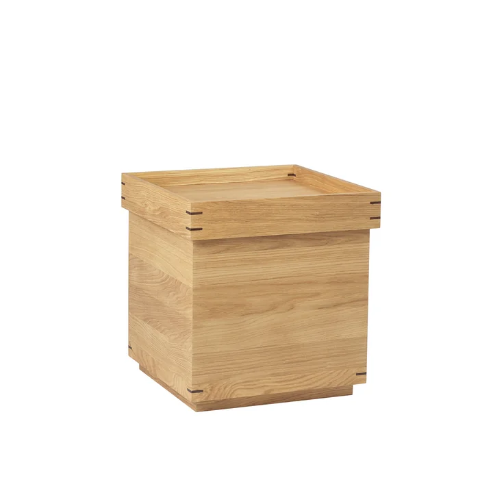 Japanese Tray Table S von Kristina Dam Studio in Eiche geölt (dunkel)