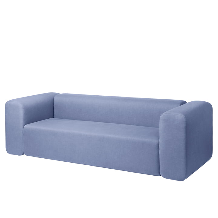 Lagoon 3-Sitzer Sofa von Broste Copenhagen in der Farbe hellblau