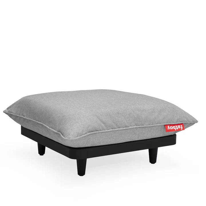 Paletti Outdoor-Sofa Hocker von Fatboy in der Farbe rock grey