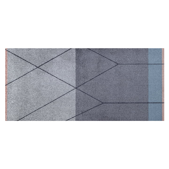 Linea Fußmatte 70 x 150 cm, dunkelgrau von Mette Ditmer