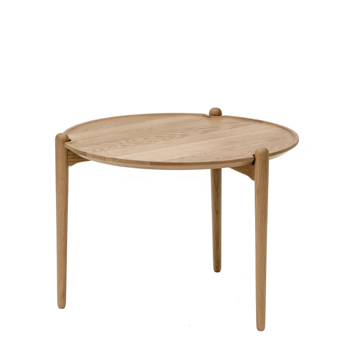 Aria Beistelltisch high, Ø 60 x 46 cm, Eiche von Design House Stockholm