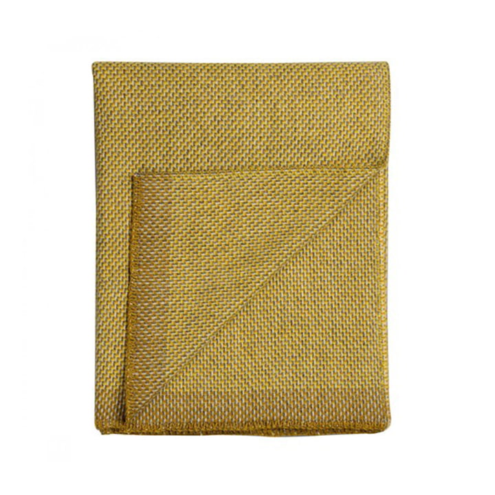 Røros Tweed - Una Wolldecke 200 x 150 cm, ocker