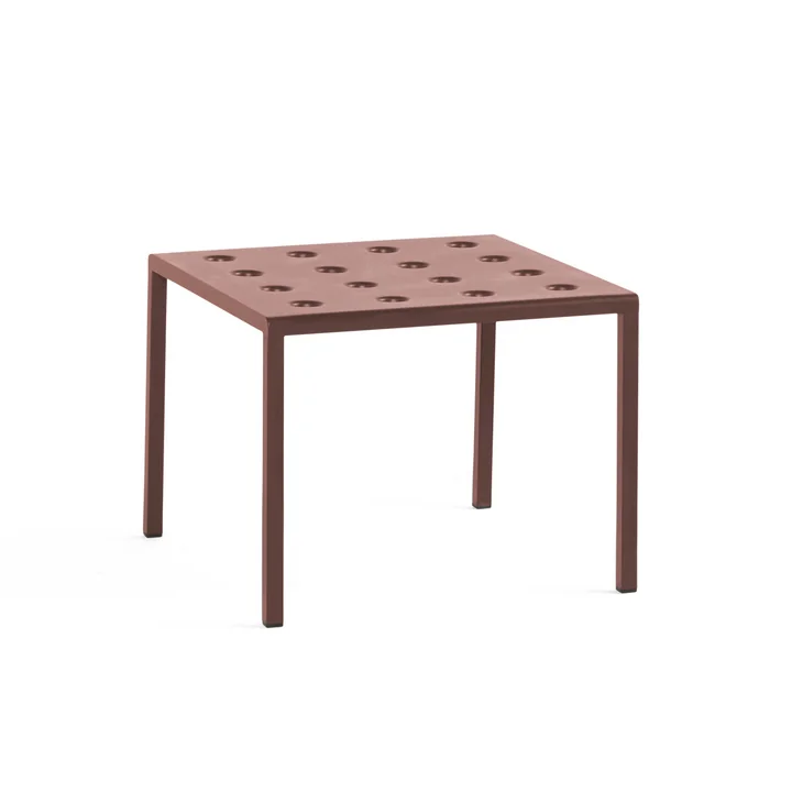 Balcony Beistelltisch, 50 x 51,5 cm, iron red von HAY