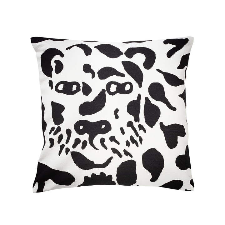 Oiva Toikka Kissenbezug, 47 x 47 cm, Cheetah schwarz / weiß von Iittala