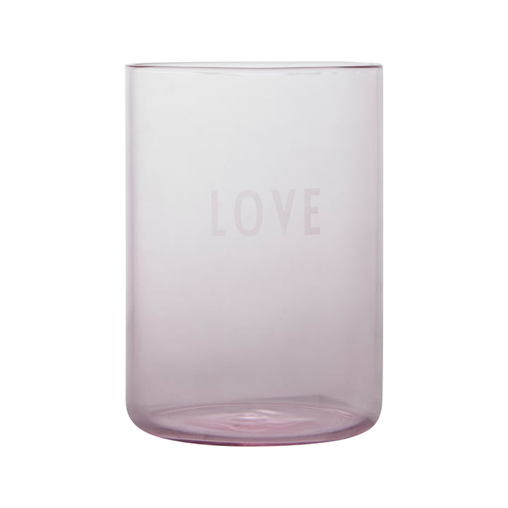 AJ Favourite Trinkglas in Love / rose von Design Letters