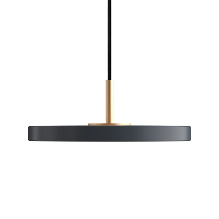 Asteria Micro LED-Pendelleuchte in Messing / anthrazit von Umage