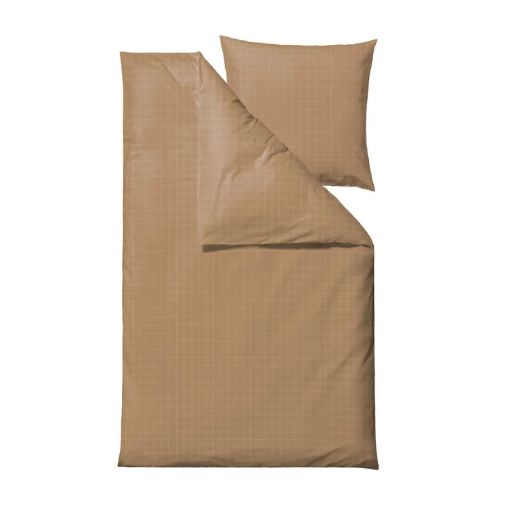 Södahl – Clear Damask Bettwäsche, 135 x 200 cm, camel